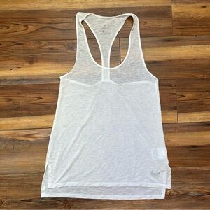 Nike lightweight white tank top